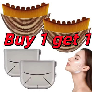 Buy 1 get 1 Lymphatic Drainage Massage Brush Ergonomic Soft Facial & Jaw Contour Tool