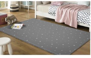 (Size L) Proby แผ่นรองคลานเกาหลี รุ่น Fabric Mat 230*150*1.7 cm. กันน้ำ ใช้ได้ 2 ด้าน