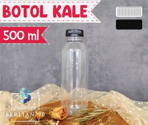 Botol Kale 500 ML + Tutup Isi 20 Pcs