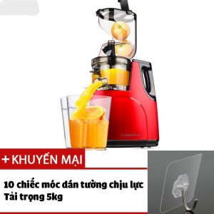 [[Máy ép chậm cỡ lớn ép rau củ hoa quả]] - ép kiệt 96% - tặng 10 móc dán chịu lực