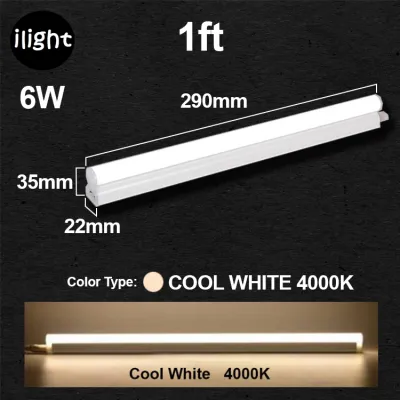 Premium LED T5 Tube Light Lamp Bulb Complete Set Single 3 Color Ceiling Light Long Tube 1ft/ 2ft/ 3ft/ 4ft High Grade (NO SIRIM)