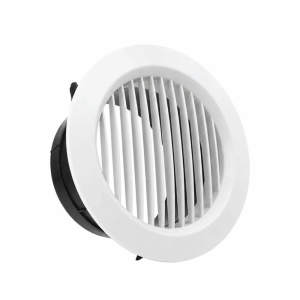 GUDAN Có thể điều chỉnh Van xả khí tròn 75-200mm Trắng Nắp ống thông gió Cửa gió ống Nhựa Lưới tản nhiệt van xả khí Phòng tắm nhà bếp