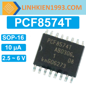 Bộ mở rộng I/O IC PCF8574T I2C 8B SOP-16