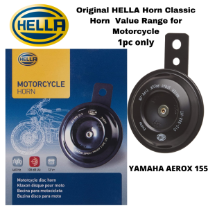 YAMAHA AEROX 155 |HELLA MOTORCYCLE HORN 1PC | MOTORCYCLE DISC HORN | Super Loud | High Quality | Durable|Easy to install