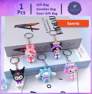 Keychain Spiderman Disney Marvel Sanrio Kuromi Hello Kitty Pikachu Egg Party Toy Key Chain Gift Souvenir Keychains for Kid (160)