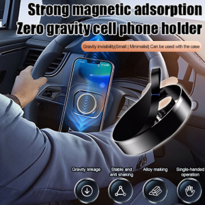Car Magnetic MultiPurpose Holder Anti-Gravity Magnetic Cell Phone Holder 360° Rotation Stable Anti-Shake Car Mount 车载支架