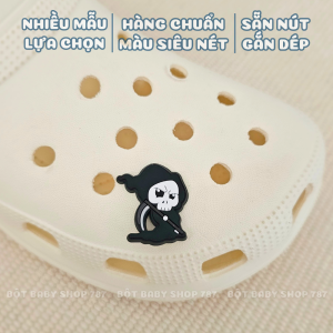 Charm gắn dép mẫu C141 sticker mẫu PVC mềm phụ kiện trang trí dép