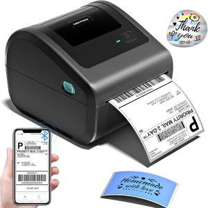 เครื่องพิมพ์ใบปะหน้า Phomemo D450BT เครื่องพิมพ์สติ๊กเกอร์  บาโค้ด Bluetooth A6 Thermal Printer