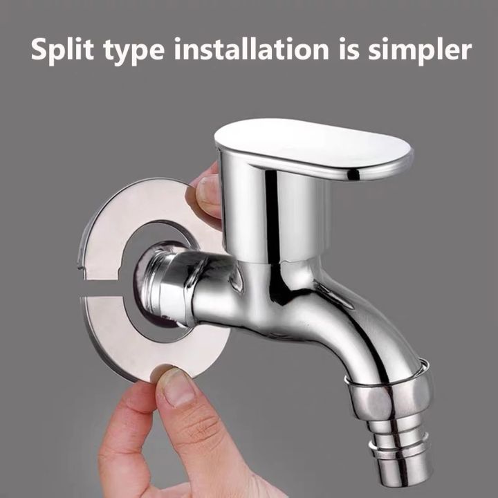 Polocat Stainless Steel Water Pipe Decorative Cover Wall Caps Faucet