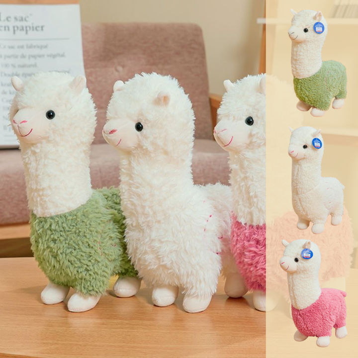 Stuffed Alpaca Doll Adorable Alpaca Plush Toy Soft and Fluffy Stuffed ...