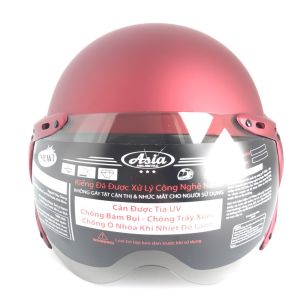 MŨ BẢO HIỂM NỬA ĐẦU CÓ KÍNH CHÍNH HÃNG ASIA MT105K109k