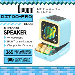 Divoom Ditoo Pro Global Version Pixel Art Bluetooth Speaker - Blue
