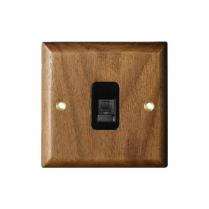 High Quality Europe Type Vintage Wall Light Switch Socket Solid Wood Brass Toggle Switch Plate Antique Home Stay Switch 1/2/3/4gang1/2way European Vintage Passage Wall Light Solid Wood Brass Toggle Panel Switch Power Outlet Antique Home Decor
