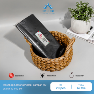 CRYSLENE Kantong Plastik Sampah Trash Bag 60x100cm & 90x120cm