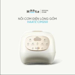 Nồi Cơm Điện Lòng Gốm 12L HAATZ CIM250 Công Suất 500W 6 Chế Độ Hẹn Giờ Bảo Hành Chính Hãng 2 Năm
