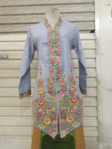 ATASAN KEBAYA ENCIM BORDIR WARNA