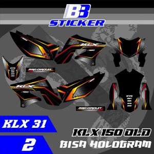 Striping KLX Lama Stiker KLX Lama KLX 150 SPAKBOR BELAKANG PENDEK  Klx 31