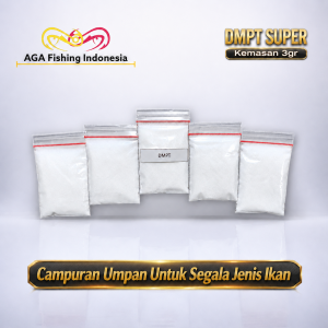 AGA Fishing DMPT SUPER Vanili Jerman Stimulan Umpan Pancing Ikan Paling Ampuh dan Efektif Kemasan 3gr