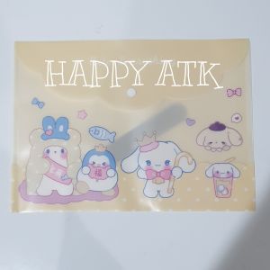 MAP KANCING A4 FOLDER BAG MAP DOKUMEN KUROMI SANRIO