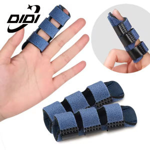 DIDI 2PCS Trigger Finger Splint Fixing Brace Adjustable Straighten Sprain Support Finger Support Care Protect