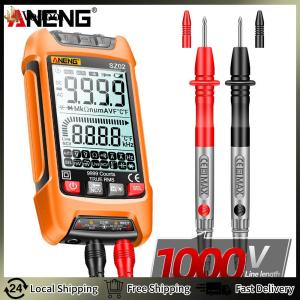 【Vodool】9999 Counts Voltmeter Ammeter Auto Range True RMS NCV Digital Multimeter DC AC Voltage Current Resistance Frequency High Precision with LED Lights