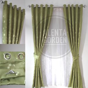 Gorden Jendela Pintu Gordyn Hordeng Gordeng Tirai Korden Minimalis Lokal Motif polkadot