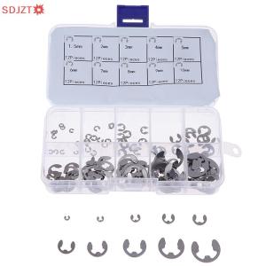 🚚【Local Express Delivery】🚚 120Pcs Box 304 Stainless Steel E-Clip Retaining Circlip Assortment Kit M1.5 M10