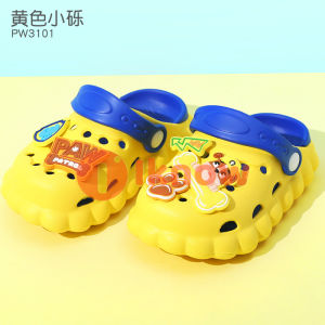 I know Paw Patrol Kids Cute Garden Shoes Cartoon Slides Sandals Clogs Children Beach Slipper Chase Skye