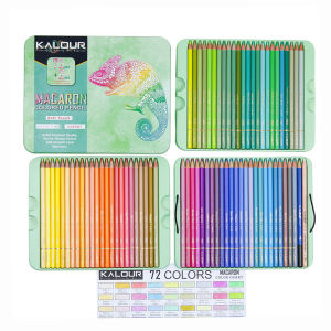 KALOUR School Childrens Color Pencil for Adult Coloring Book 50/72/120 Vivid Colors Drawing Sketching Layering Blending Pens2026