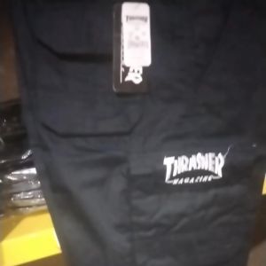 CELANA PENDEK PRIA CARGO BAHAN DRILL BORDIR