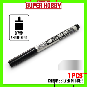 Moshi MS044 Gundam Marker Pen Chrome Metallic Marker Pen Liquid Gold Silver Copper Chrome Color Gunpla Tools 模式玩造 金属/电镀马克笔