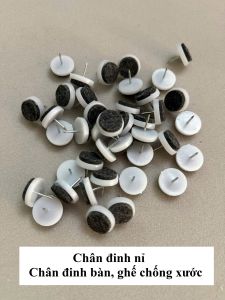 Chân nhựa Chân Đinh Nhựa Đinh Đế Nhựa đóng chân ghế bàn tủ chống trầy xước