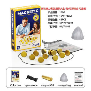 Magnetic Stones Game Chess Board Educational Toy Strategy Board Game Parent-Child Interactive Play