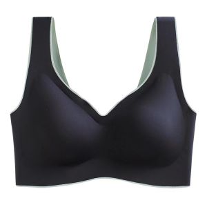 Women Seamless Bra Latex Underwear Bralette Push Up Bra Female Comfortable Lingerie Yoga Sports Bra