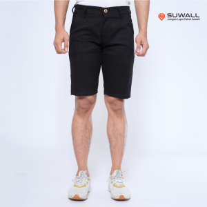 SUWALL Celana Pendek Chinos Pria Bahan Melar Size 27 Jumbo Bigsize 50 SWL04