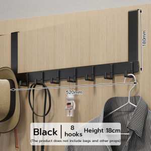 Smith Tools Door rear hook without punching door back type clothes hanger door top clothes hanger storage rack room door wall hanger hook length
