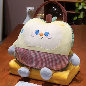 Cartoon Portable Pillow Blanket for Office Nap Air Conditioner Blanket Sofa Cushion Pillow Blanket Cover Blanket Nap Pillow