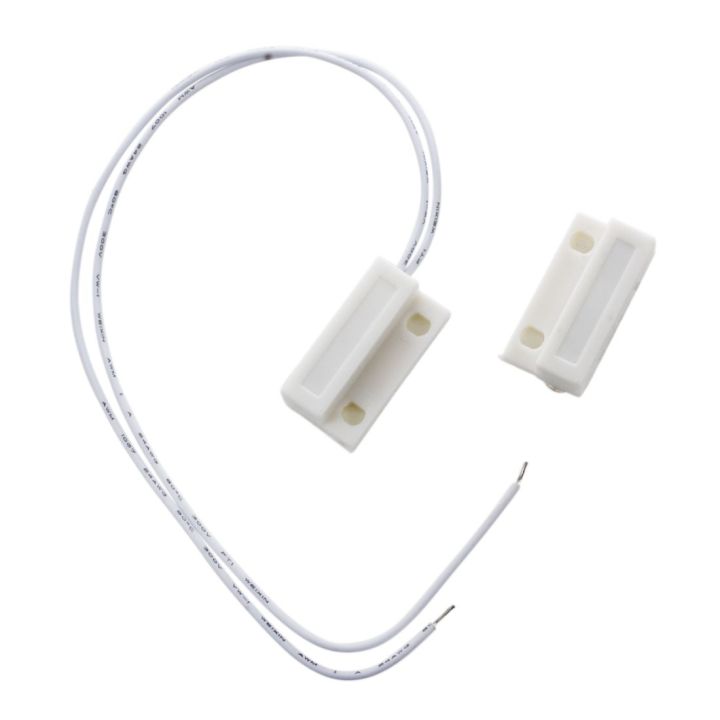 White Door Window Contacts Magnetic Reed Switch Sensor | Lazada.co.th