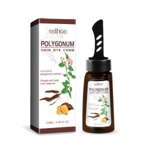 EELHOE Polygonum multiflora hair wax hair comb deep cleansing dry soft jet black and shiny hair comb