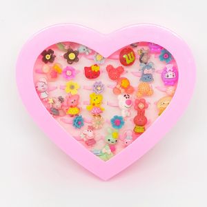 ANJU1234 / COD / SET MAINAN CINCIN ANAK LOVE BOX / SET KADO CINCIN ANAK 36PCS MIX