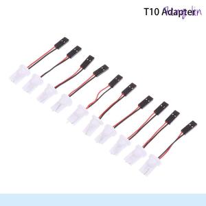 🔥🔥🔥fenglin 10Pcs Adapter For Car Light Led Panel Stop Lamp Car Interior Dome Bulb T10 BA9S T4W Festoon To Pink Connector Wire Cables