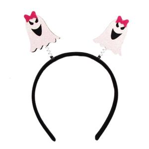 Festival Halloween Headwear With Lovely Pumpkin Black Felidae Design Soft Stylish Hair Band For Parties