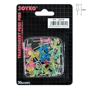 (1KOTAK ISI 30PCS)JOYKO PUSH PIN PP 30TR
