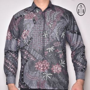 SULTAN HADI / BAJU BATIK / BATIK LENGAN PANJANG / MODEL BAJU BATIK TERBARU / KEMEJA BATIK / ATASAN PRIA / BATIK MEWAH / BAJU BATIK JU