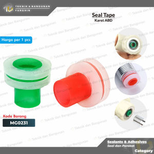 KONEKTOR KRAN AIR PLUG PENUTUP UJUNG PIPA PENGGANTI ISOLATIF KRAN SEAL TAPE RUBBER 1/2 ABD 3 PCS