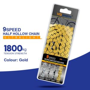 BLACKON Hybrid Cycle Durable Half Hollow Chain Mountain Bike Cycling Road Bike Bicycle Parts Bicycle Chains Bike Chains Bicycle Accessories