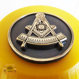 High quality  Masons emblem 1-inch metal Freemasonry emblem for mobile phone charms