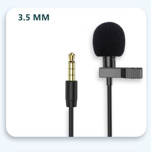 Micro Mini Kẹp Cài Ve Áo Micrô Camera Điện Thoại Máy Vi Tính Micro Tai Ngoài Di Động Cho iPhone Máy Tính Xách Tay Máy Tính