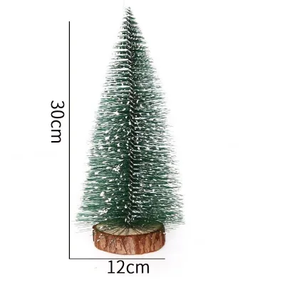 Vixplorn Small Pine Christmas Tree Artificial Pine Tree Desktop Home Christmas Ornaments Decoration for Home Xmas