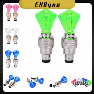 EHBqna LANG 2x LED Motorcycle Cycling Bike Bicycle Wheel Tire Valve Flashing Light Car Lamp